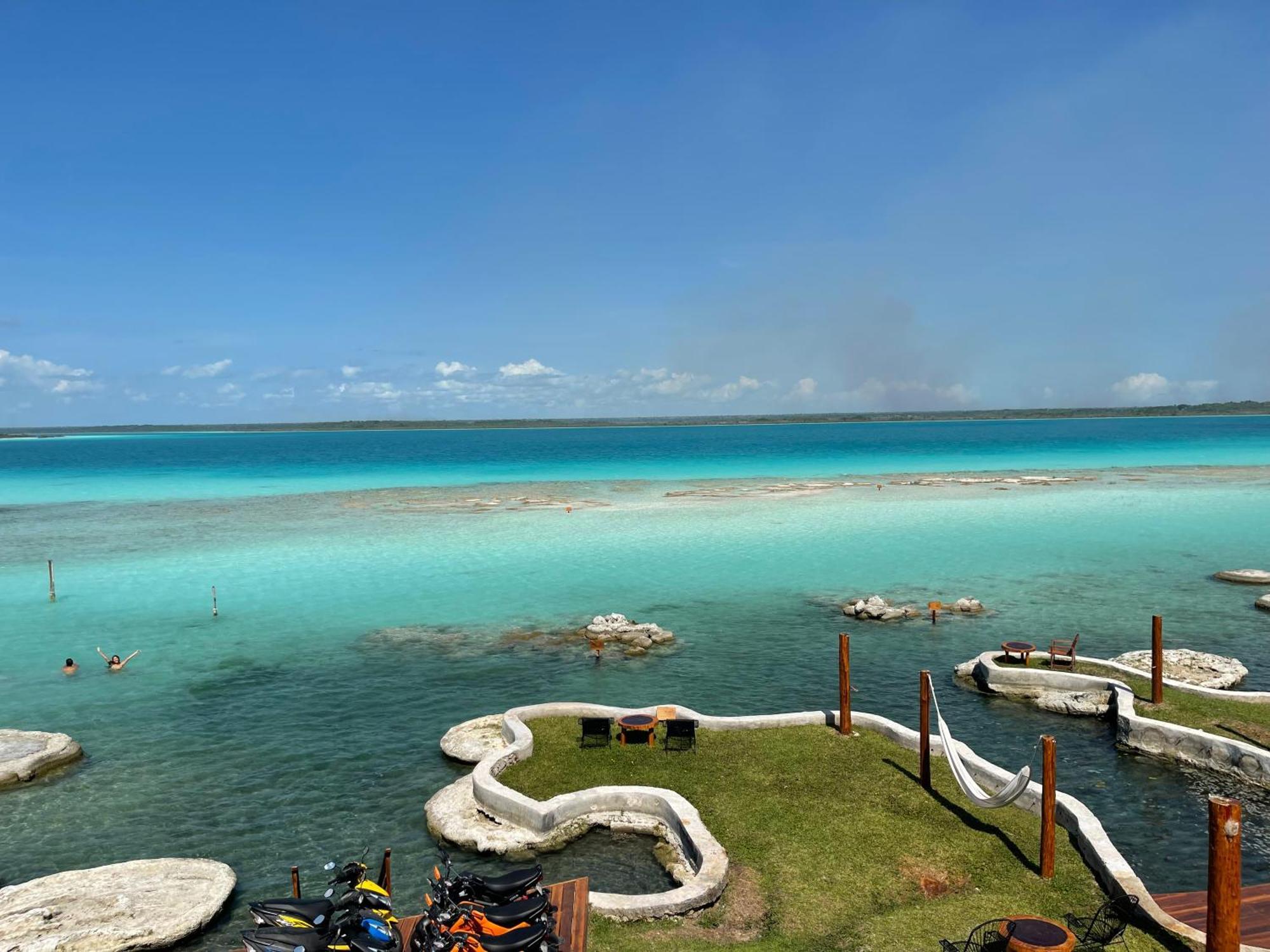 Blue Caribe Bacalar Front Lagoon Екстериор снимка