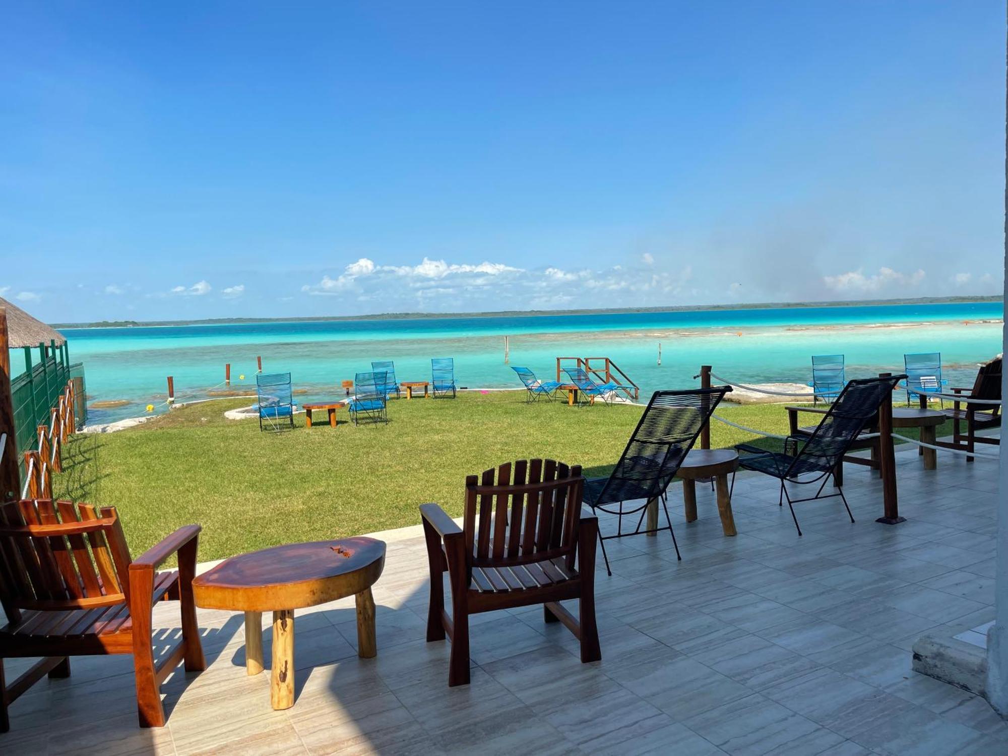 Blue Caribe Bacalar Front Lagoon Екстериор снимка