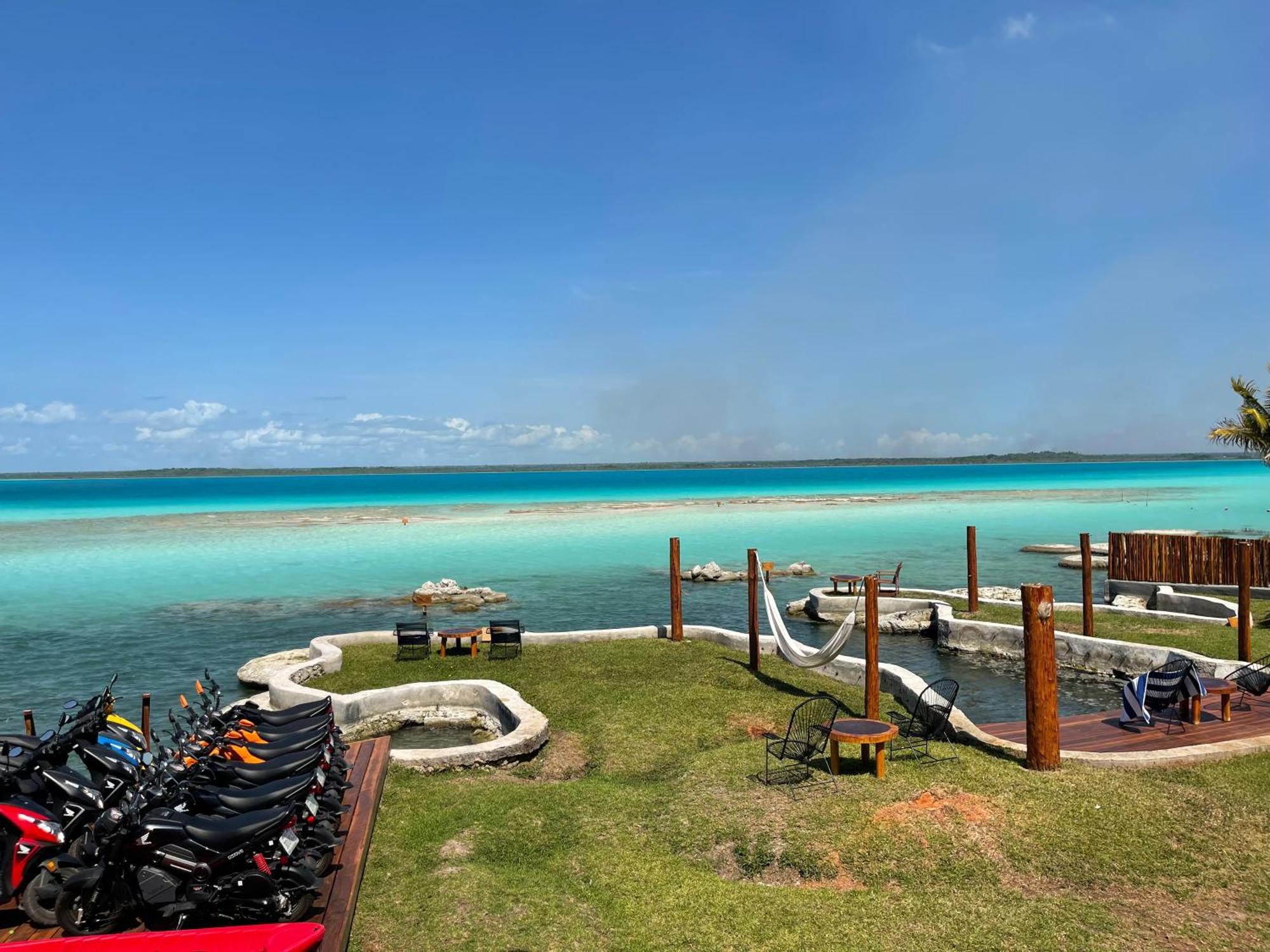 Blue Caribe Bacalar Front Lagoon Екстериор снимка