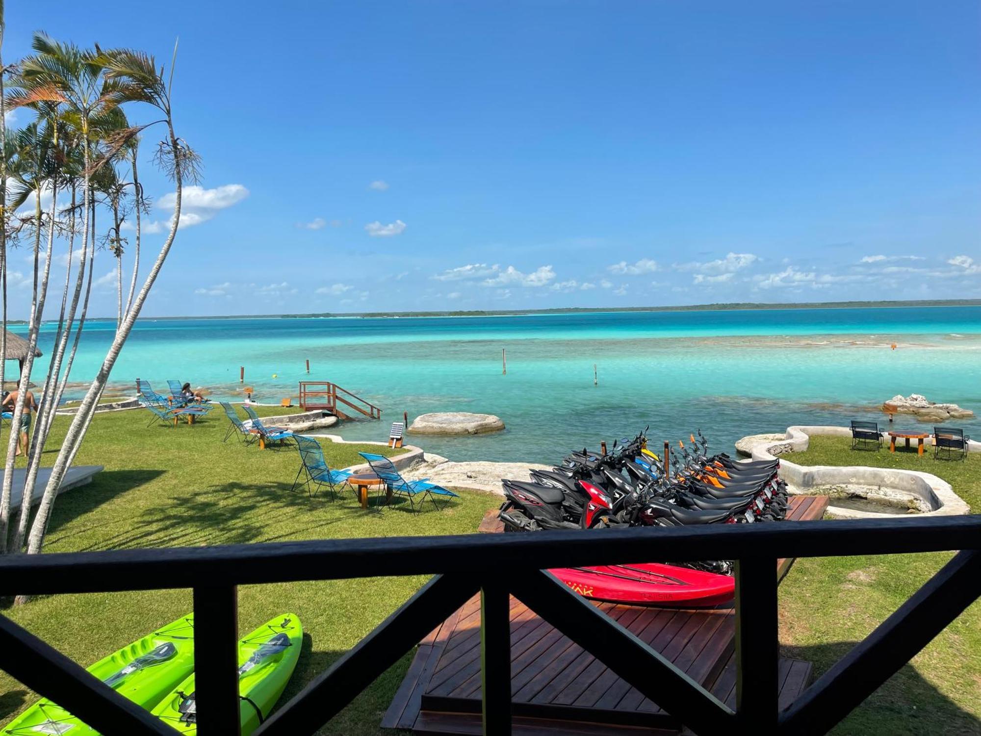 Blue Caribe Bacalar Front Lagoon Екстериор снимка