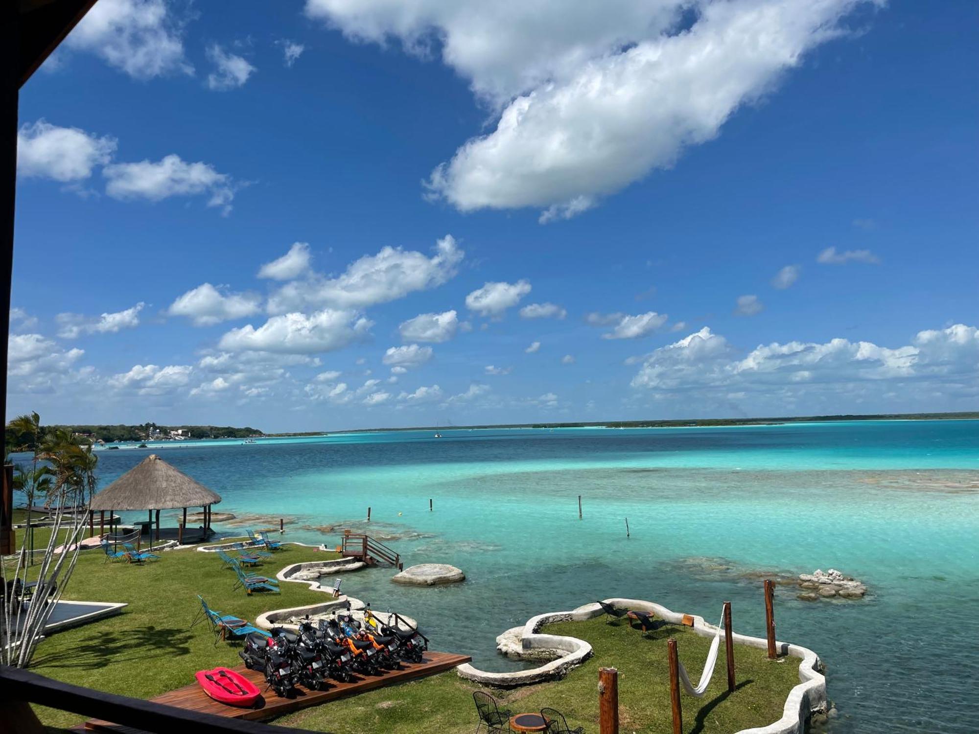 Blue Caribe Bacalar Front Lagoon Екстериор снимка