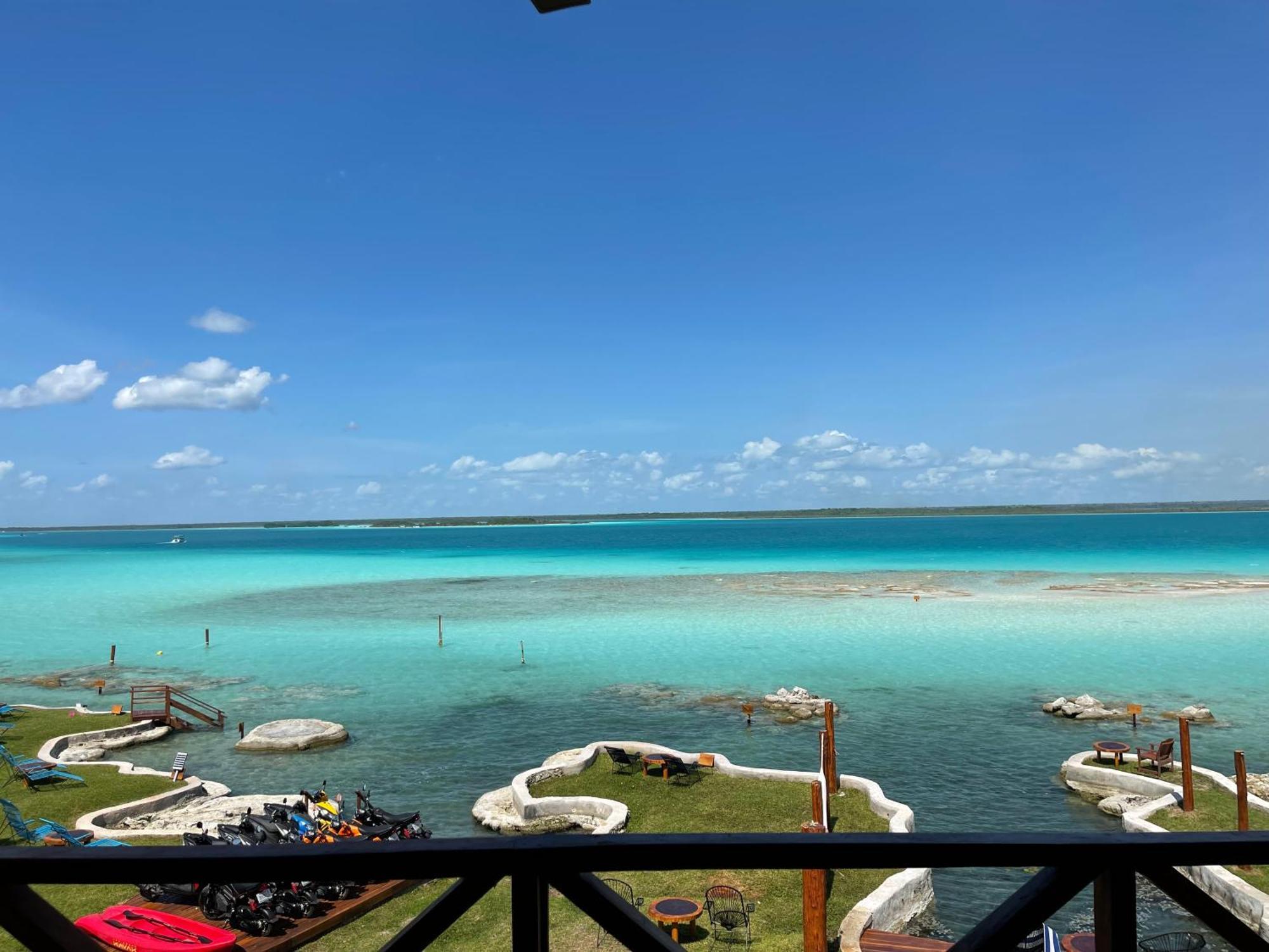 Blue Caribe Bacalar Front Lagoon Екстериор снимка
