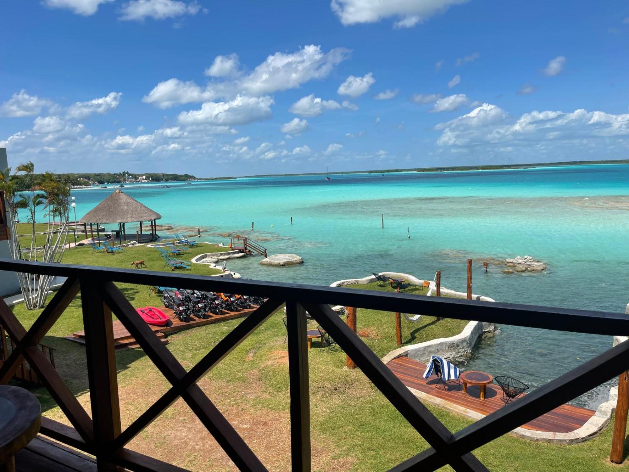 Blue Caribe Bacalar Front Lagoon Екстериор снимка