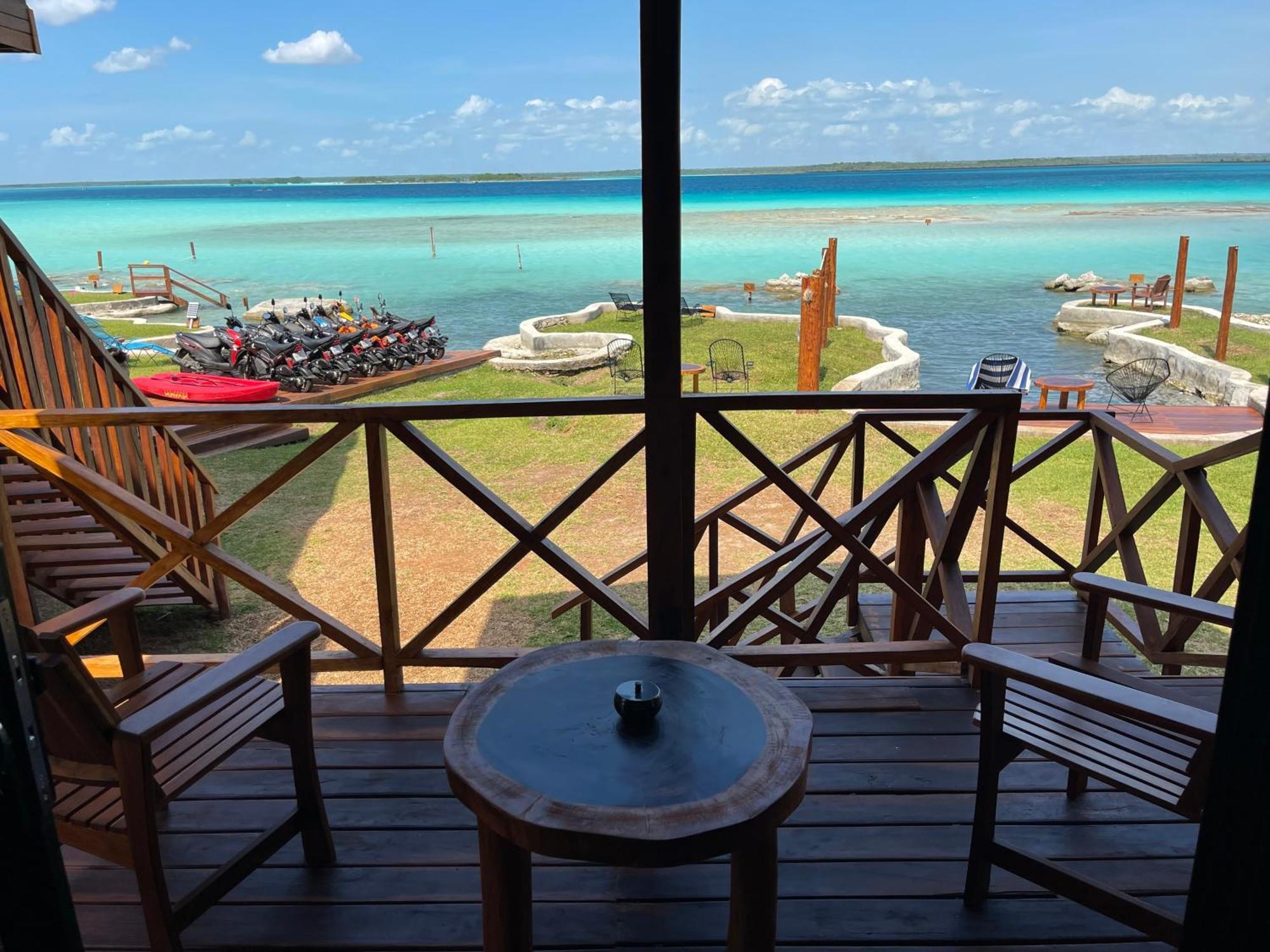 Blue Caribe Bacalar Front Lagoon Екстериор снимка