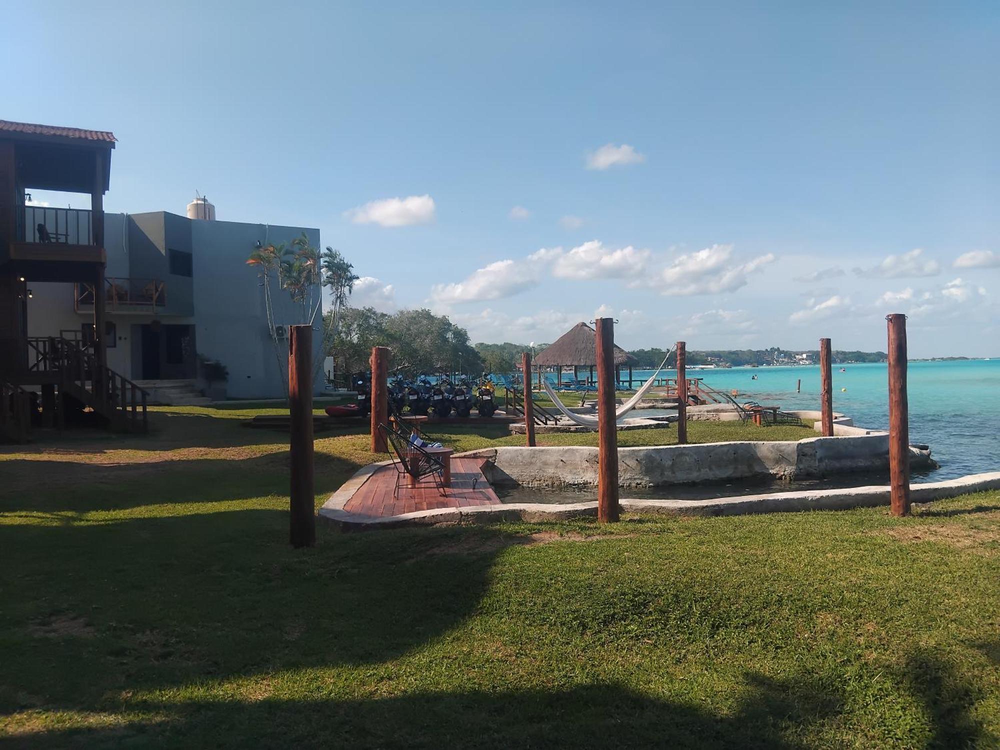 Blue Caribe Bacalar Front Lagoon Екстериор снимка
