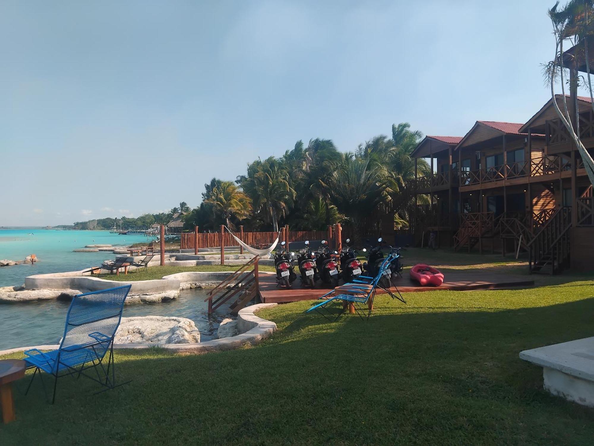 Blue Caribe Bacalar Front Lagoon Екстериор снимка