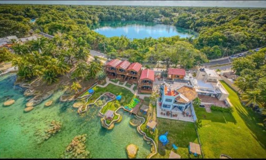 Blue Caribe Bacalar Front Lagoon Екстериор снимка